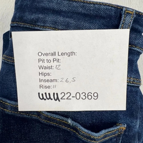 Zara High Rise Dark Wash Skinny Jeans 4 - Picture 5 of 5